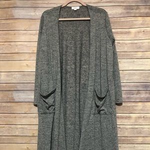 LulaRoe Gray Sarah - Large